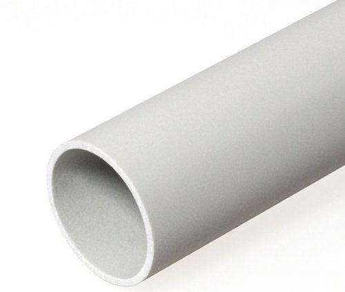 Труба жесткая атмосферостойкая ПВХ Промрукав Д=20 легкая 3м серый (уп. 150м) картинка